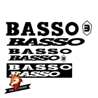 Bicycle Frame Decal Stickers   Basso-01