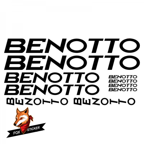 Bicycle Frame Decal Stickers   BENOTTO-01