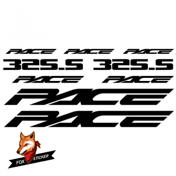 Bicycle Frame Decal Stickers  PACE-01