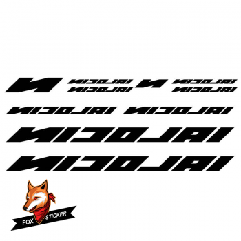 Bicycle Frame Decal Stickers  NICOLAI-01