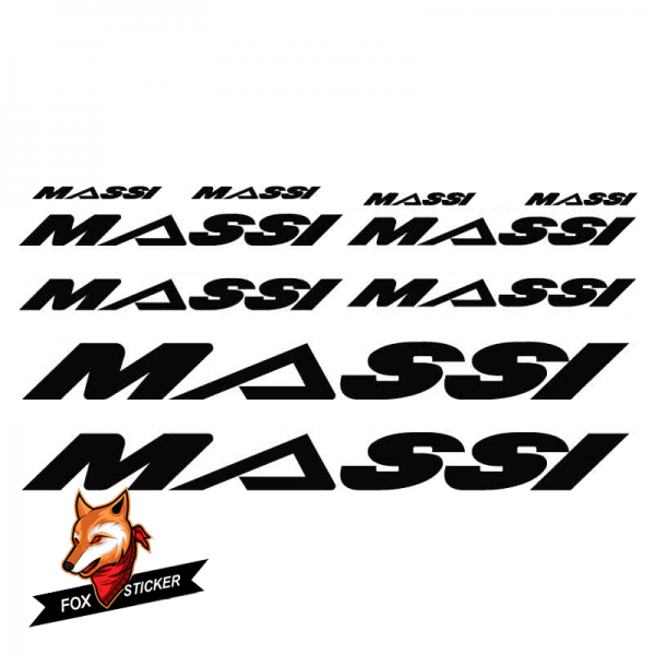 Bicycle Frame Decal Stickers  MASSI-01