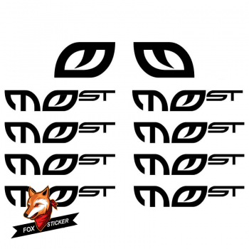 Bicycle Frame Decal Stickers   MOST-01