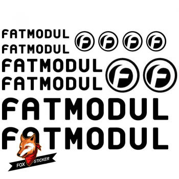 Bicycle Frame Decal Stickers   FATMODUL-01