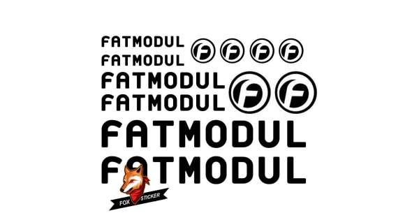 Modulus Sticker Bicycle Frame Decal Stickers FATMODUL-01