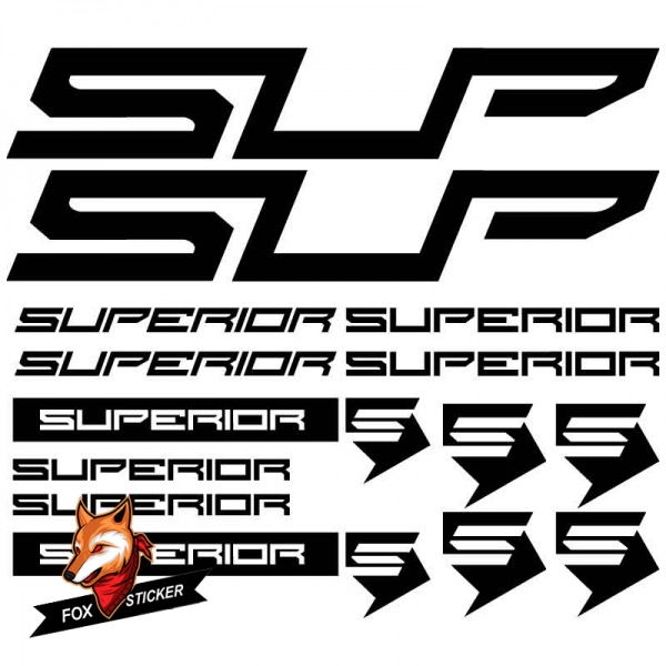 Bicycle Frame Decal Stickers SUPERIDER-02