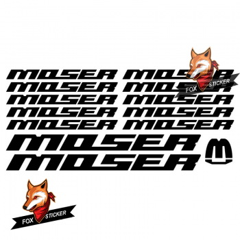Bicycle Frame Decal Stickers   Moser-01