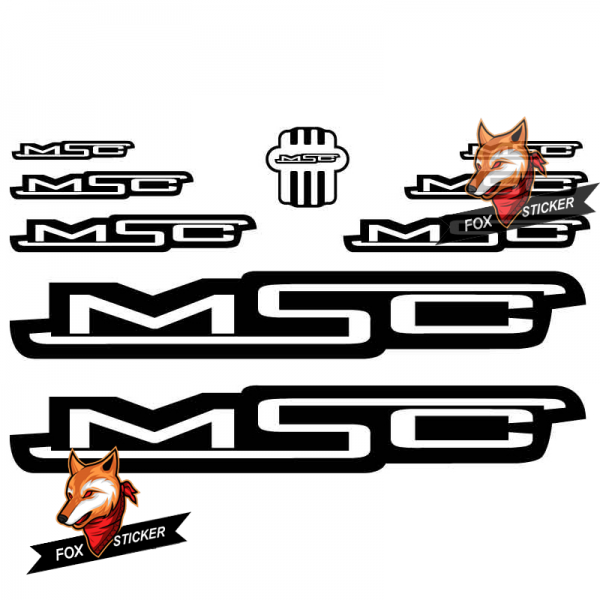 Bicycle Frame Decal Stickers   MSC-01