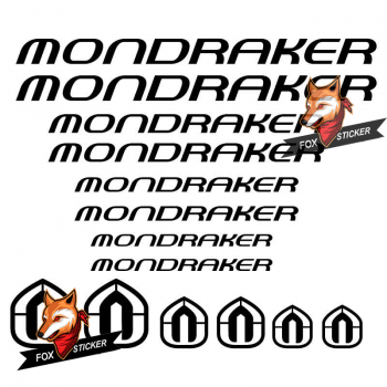 Bicycle Frame Decal Stickers   Mondraker-01