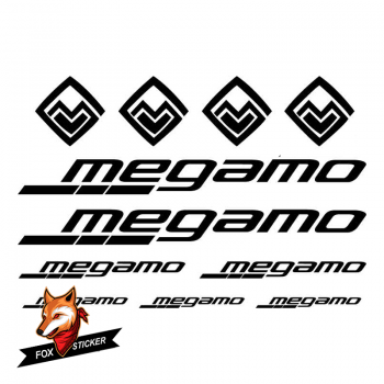 Bicycle Frame Decal Stickers Megamo-01