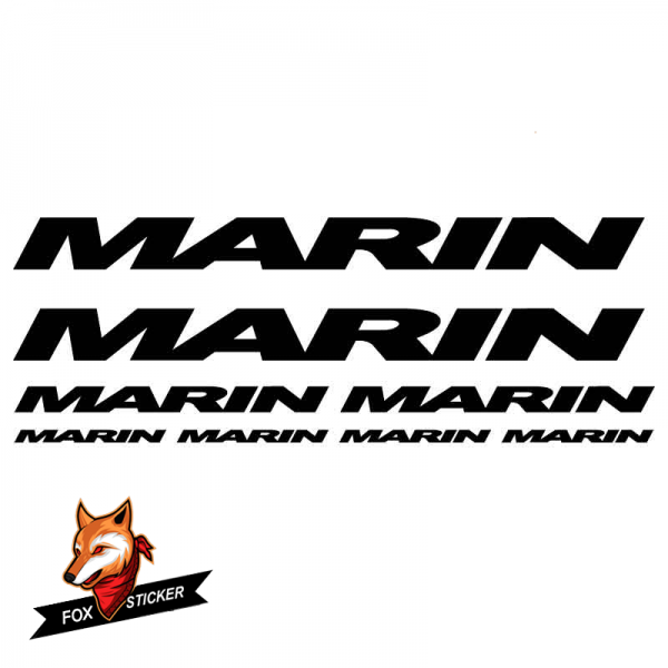 Bicycle Frame Decal Stickers marin-01