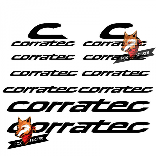 Bicycle Frame Decal Stickers   corratec-01