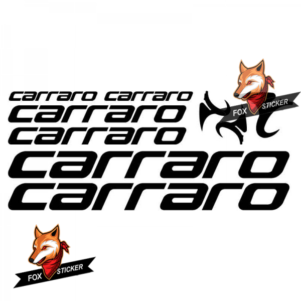 Bicycle Frame Decal Stickers   carraro-01