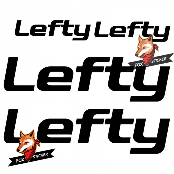 Bicycle Frame Decal Stickers  lefty-01