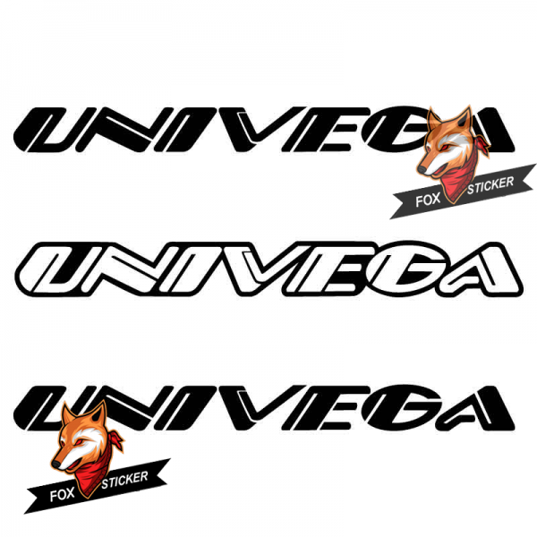 Bicycle Frame Decal Stickers univega-01