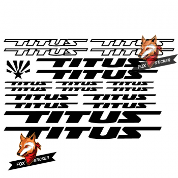 Bicycle Frame Decal Stickers  titus-01