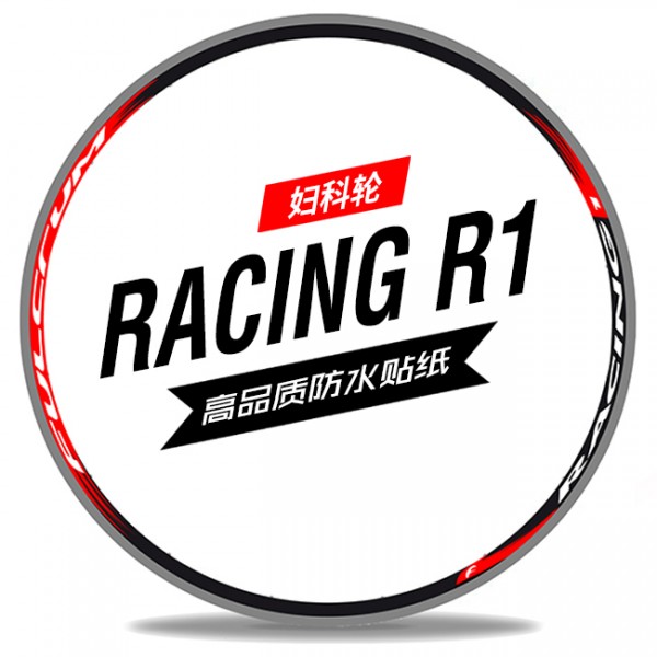 Mountain Bicycle Wheels MTB Rim Decal Stickers for Fulcrum R1