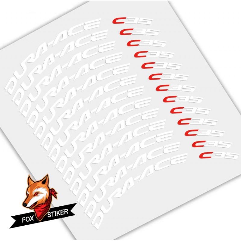 Sticker Duar Road Bicycle Wheels Rim Decal Stickers for DURA ACE